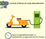 ¿Cuántas horas se tarda en cargar una moto eléctrica?