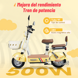 i01 Cielo | Bicicleta Eléctrica | Potencia 500W | Autonomía de 65km | Ideal para caminos de montaña