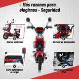 i03 Storm | Bicicleta Motorizada 600W | Autonomía de 65km | 3 Modos de Velocidad | Ideal para ir al trabajo o pasear