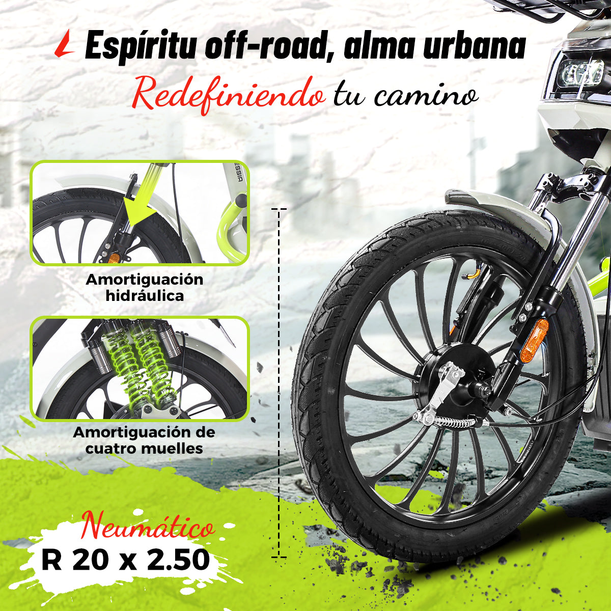 A06 Bike Eléctrica 500W