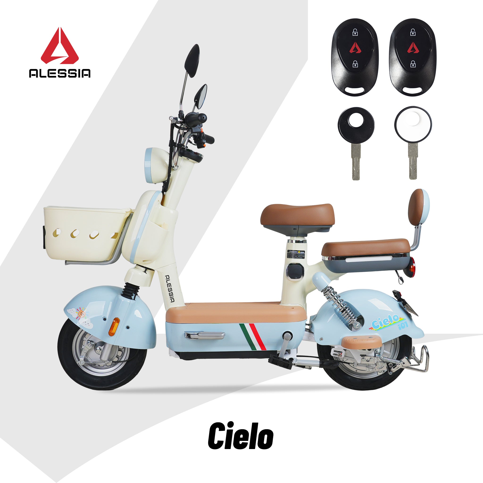 Alessia E-bike i01 cielo bicicleta electrica azul