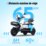 p03 bicicleta eléctrica con tres ruedas