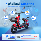 i07 Aurora | Bicicleta Electrica 800W | Motor potente | Batería 72V | Autonomía de 75km