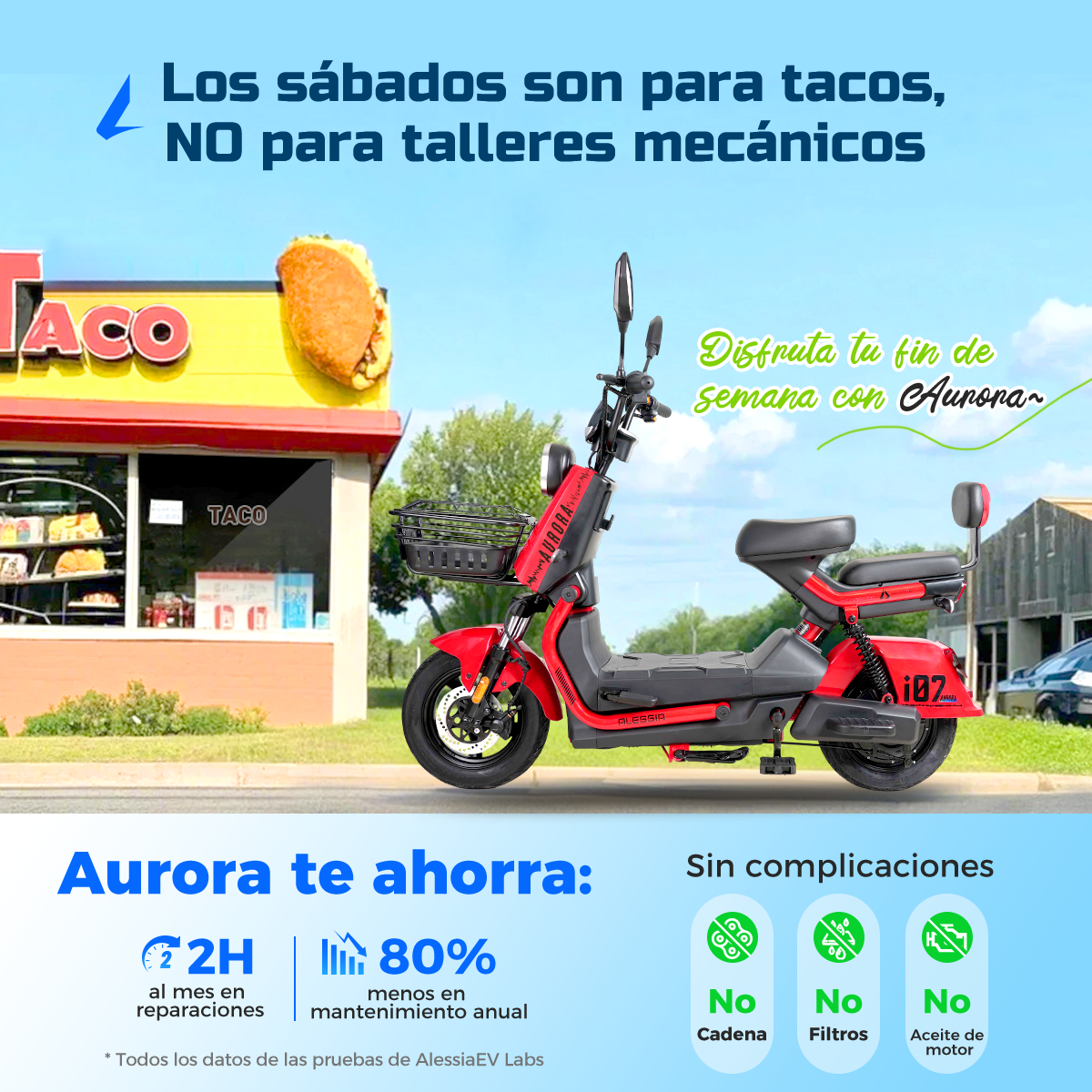 i07 Aurora | Bicicleta Electrica 800W | Motor potente | Batería 72V | Autonomía de 75km