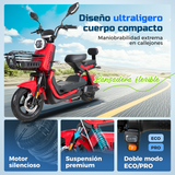 i07 Aurora | Bicicleta Electrica 800W | Motor potente | Batería 72V | Autonomía de 75km