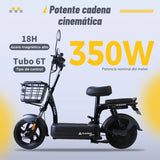 E01 Light Urban Bicicletas Eléctrica | 350W de Potencia, Autonomía de 45 km, Ideal para la Ciudad y el Campo