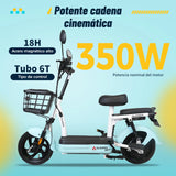 E01 Light Urban E-Bike | Soporta 150 kg, 45 km de Autonomía | Ideal para la Ciudad y el Campo