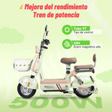 i01 Cielo | Bicicleta Eléctrica | Potencia 500W | Batería 60V | Autonomía de 65km | Ideal para caminos rurales y urbanos
