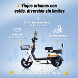 i05 Eclipse Bici Eléctrica para Adultos con Batería de 48V/60V y 3 Modos de Velocidad