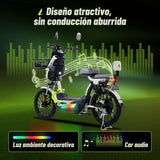 Alessia E-bike A06 Explorer Verde, Conquista Terreno Difícil con Rueda Grande, Mayor Comodidad con Suspensión Mejorada, 500W, Autonomía 75km