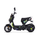 Bicicleta Eléctrica A01 Hunter Verde Diseño Estético, Potencia Potente, Autonomía 75km, Suspensión Mejorada, Conducción Cómoda y Segura