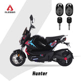 Bicicleta Eléctrica Hunter Pro, A01 Pro, Rosa, Con caja central, Diseño Estético, Potencia Potente, Autonomía 75km, Suspensión Mejorada, Conducción Cómoda y Segura