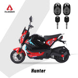 Bicicleta Eléctrica Hunter Pro, A01 Pro, Rojo, Con caja central, Diseño Estético, Potencia Potente, Autonomía 75km, Suspensión Mejorada, Conducción Cómoda y Segura