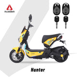 Bicicleta Eléctrica A01 Hunter Amarillo Diseño Estético, Potencia Potente, Autonomía 75km, Suspensión Mejorada, Conducción Cómoda y Segura