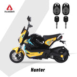 Bicicleta Eléctrica Hunter Pro, A01 Pro, Amarillo, Con caja central, Diseño Estético, Potencia Potente, Autonomía 75km, Suspensión Mejorada, Conducción Cómoda y Segura