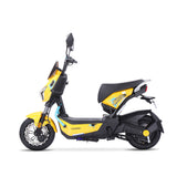 Bicicleta Eléctrica A01 Hunter Amarillo Diseño Estético, Potencia Potente, Autonomía 75km, Suspensión Mejorada, Conducción Cómoda y Segura