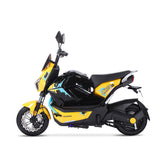 Bicicleta Eléctrica Hunter Pro, A01 Pro, Amarillo, Con caja central, Diseño Estético, Potencia Potente, Autonomía 75km, Suspensión Mejorada, Conducción Cómoda y Segura