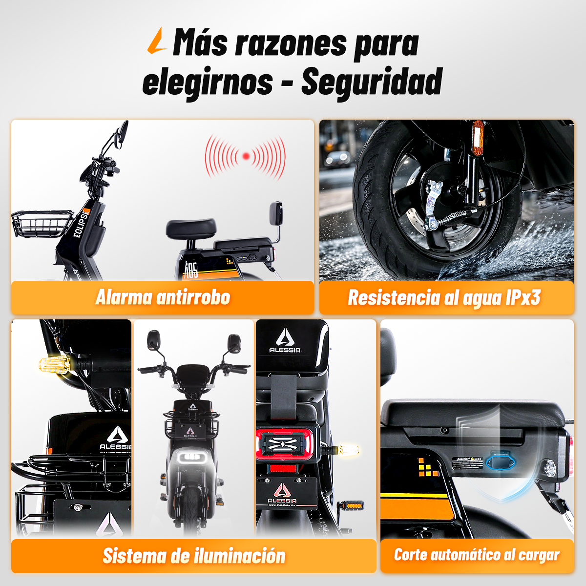 I05 Eclipse Bicicleta Eléctrica Urbana 600W