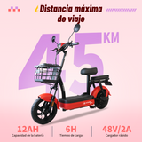 e01 bicicleta eléctrica carga