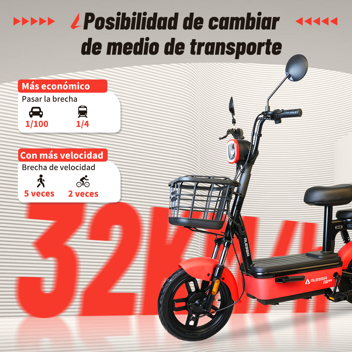 e02 bici eléctrica 2 personas