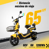 i03 Storm | Bici Eléctrica 600W | Velocidad 45km/h | Batería 1200Wh | Soporta 160kg | Perfecta para trabajo y viajes cortos