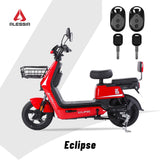 Bicicleta Eléctrica i05 Eclipse 48V/ 60V Rojo, Motor Potente, Rápido y Estable, 3 Modos de Velocidad
