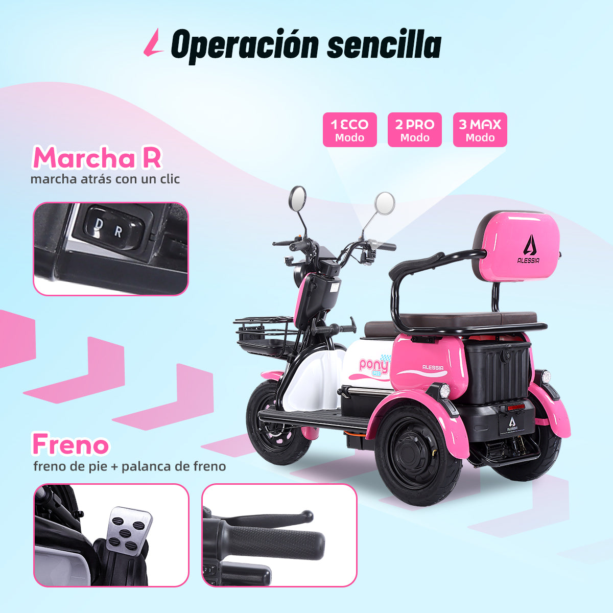 p03 trimoto electrica precio