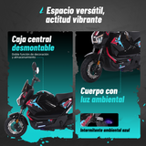Bicicleta Eléctrica A01 Hunter Rosa Diseño Estético, Potencia Potente, Autonomía 75km, Suspensión Mejorada, Conducción Cómoda y Segura