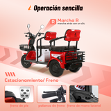 P05 Kangaroo Triciclos Eléctricos Para Adultos| Gran Espacio de Carga, 650W de Potencia Nominal y 75KM de Autonomía